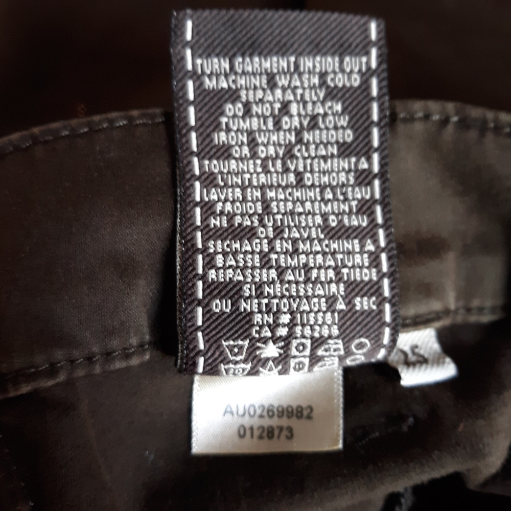 7 For All Mankind Wren Zipper Crop Pants Size 25 - Picture 13 of 14